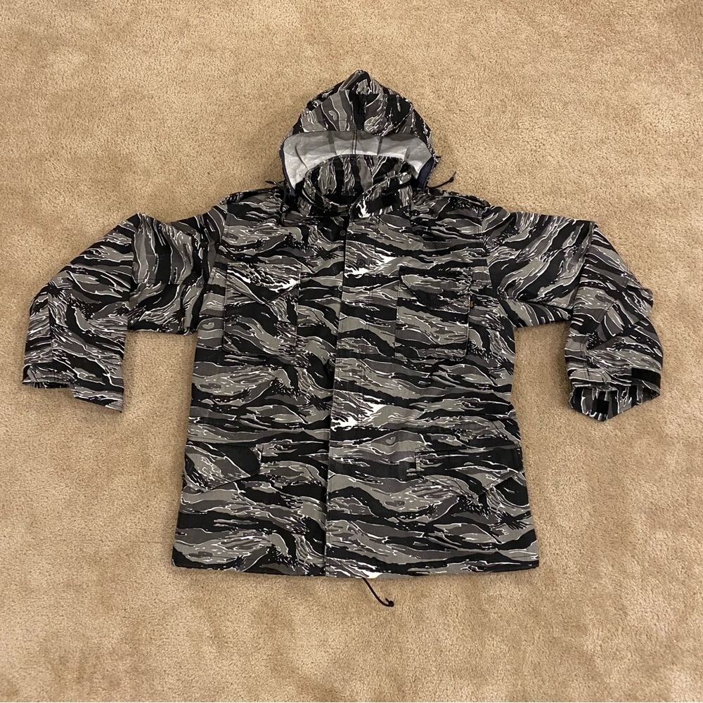 Alpha industries m65 field jacket urban tiger camo Large clean!